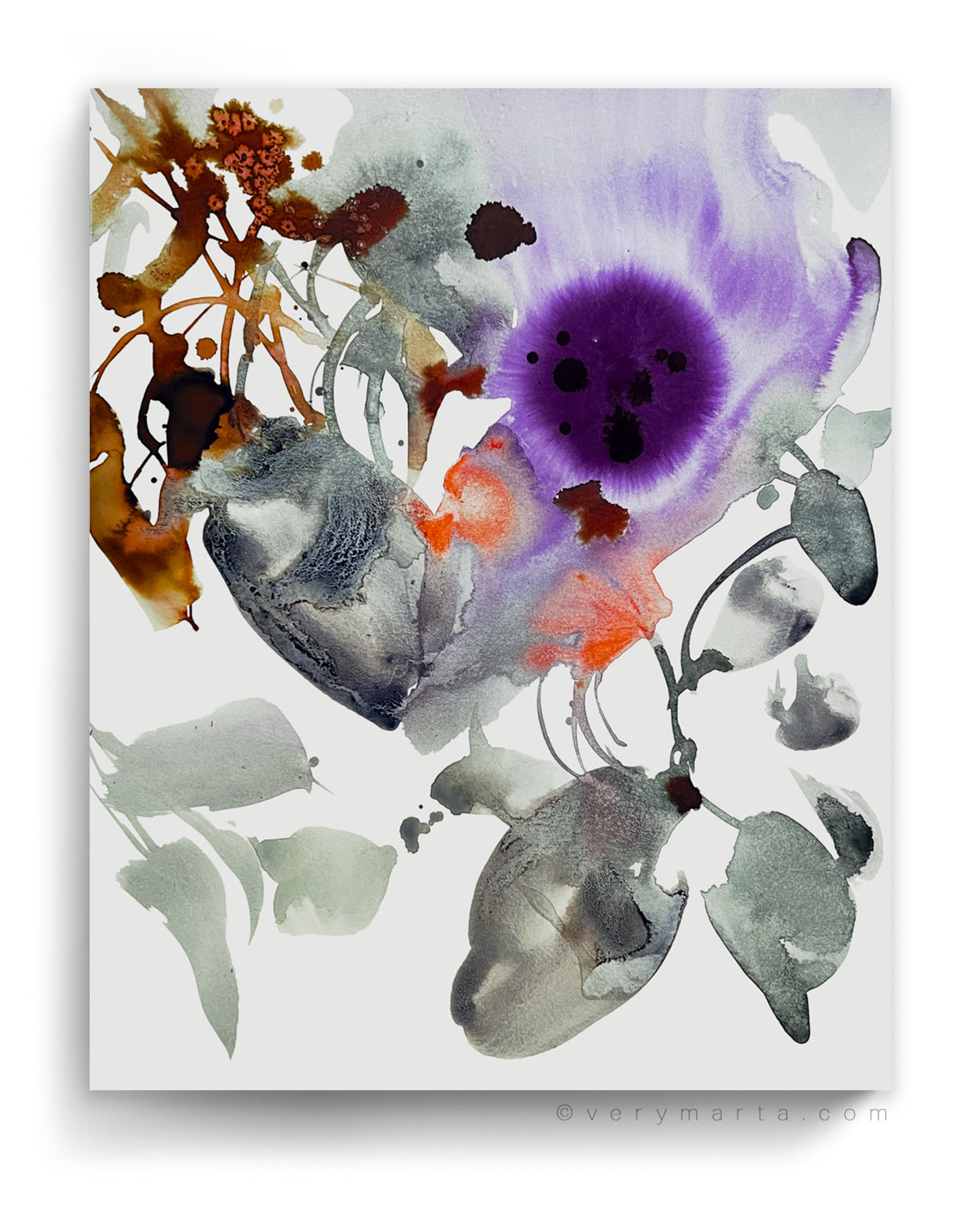 Botanical Watercolor Wall Art – Floral Canvas & Prints | Flora