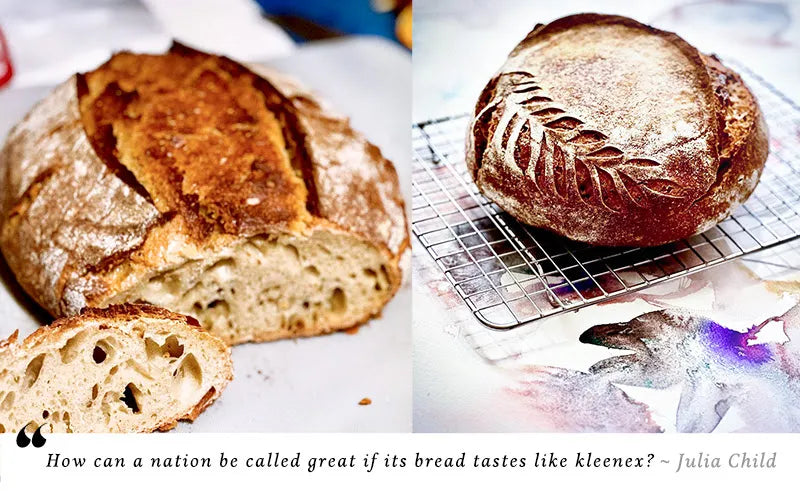 This is for the sourdough romantics. But also, art.