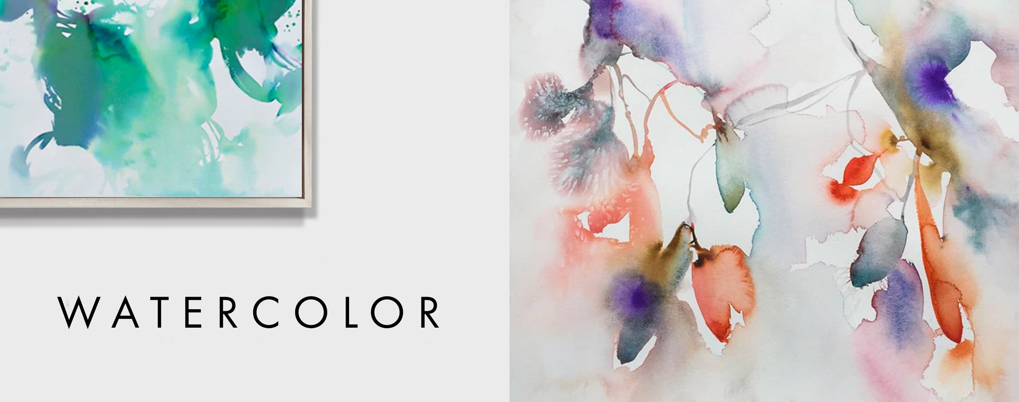 Original Fine Art | Watercolor Botanical Abstracts on Paper