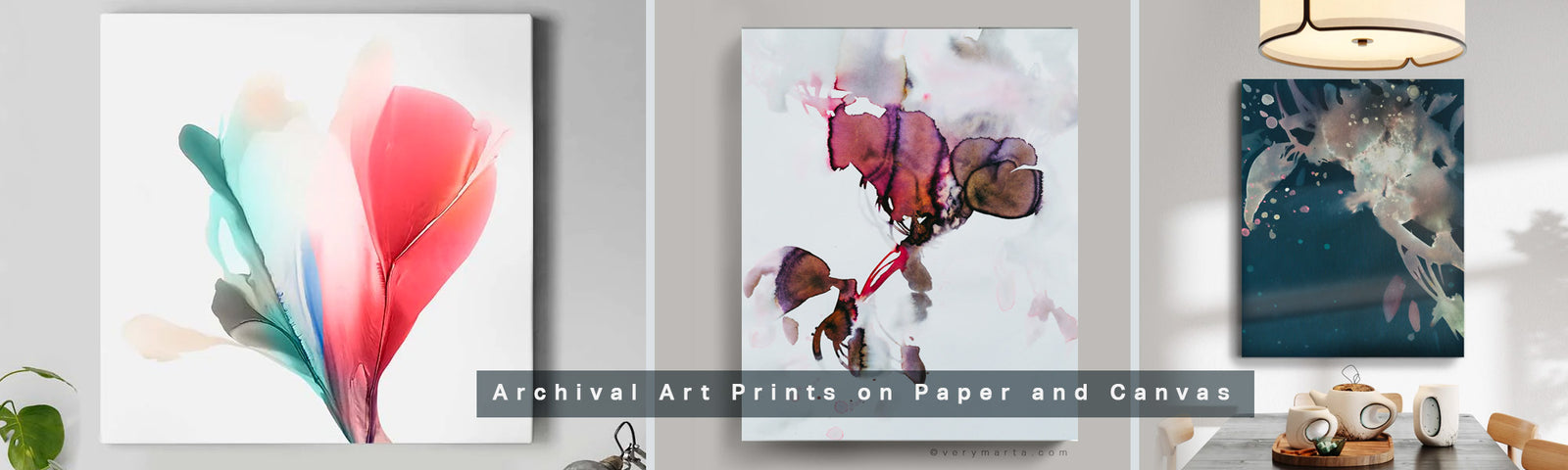 Art Print  Poska - Abstract Art, Modern Art by Marta Spendowska