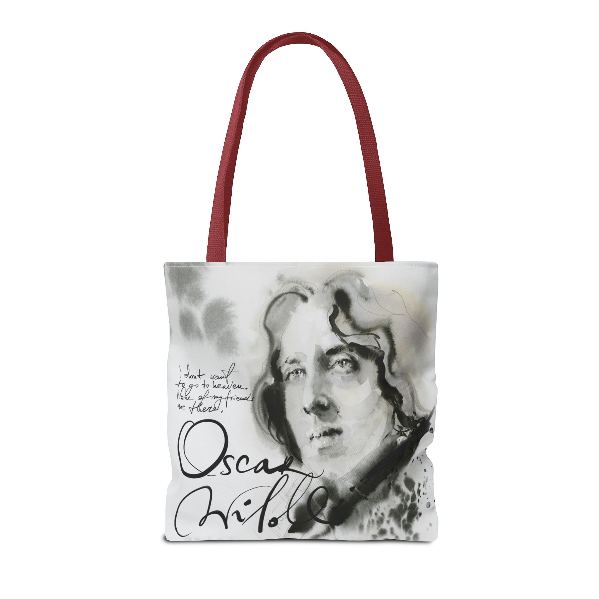 Oscar Wilde portrait Tote Bag | Literary Author Illustration