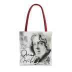 Oscar Wilde portrait Tote Bag | Literary Author Illustration