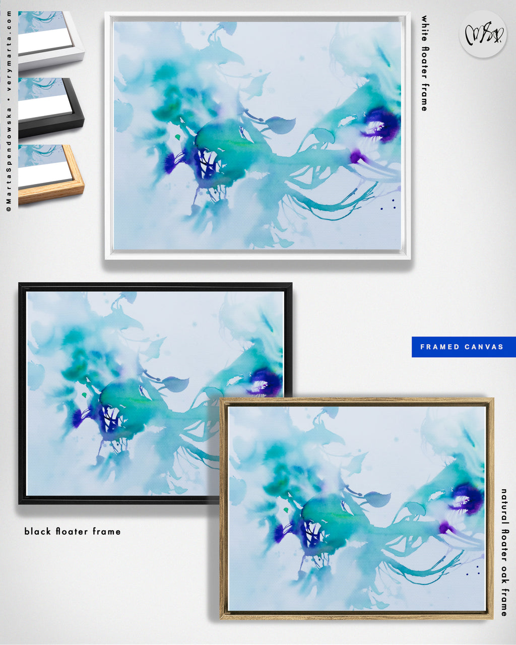 Wall Art Print Canvas Paper | Bloosh