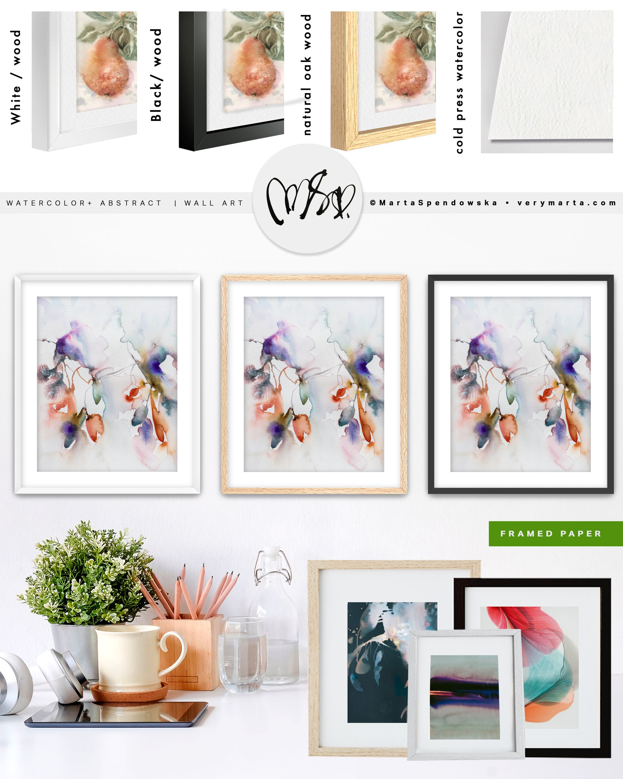 Wall Art Print Canvas Paper  | Dulcet