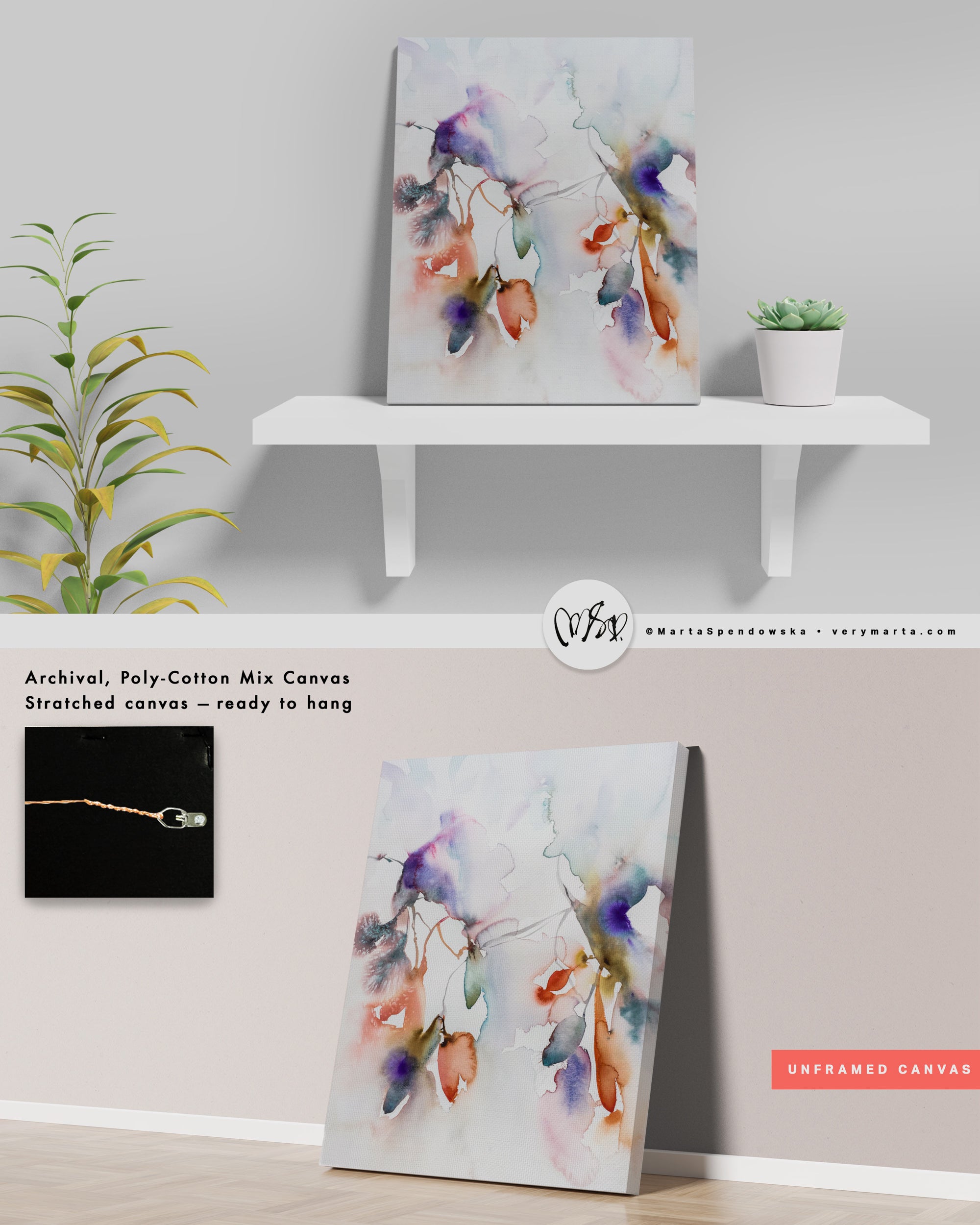 Wall Art Print Canvas Paper  | Dulcet