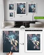 Wall Art Print Canvas Paper  | Fru