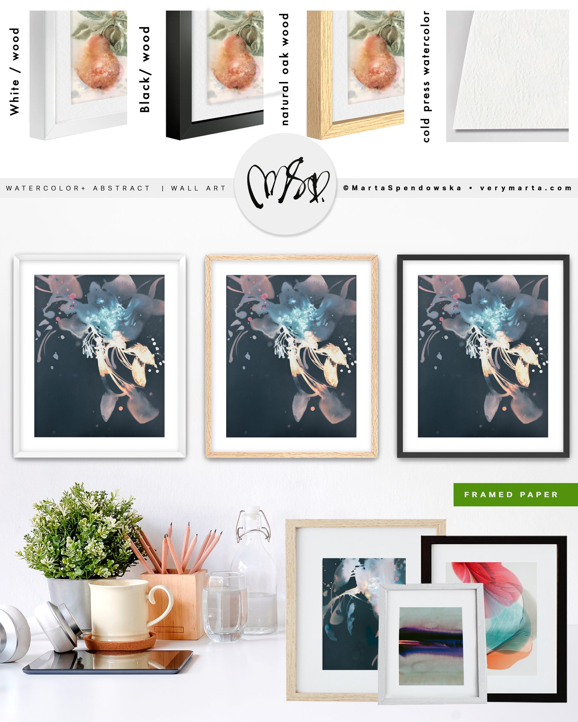 Wall Art Print Canvas Paper  | Fru