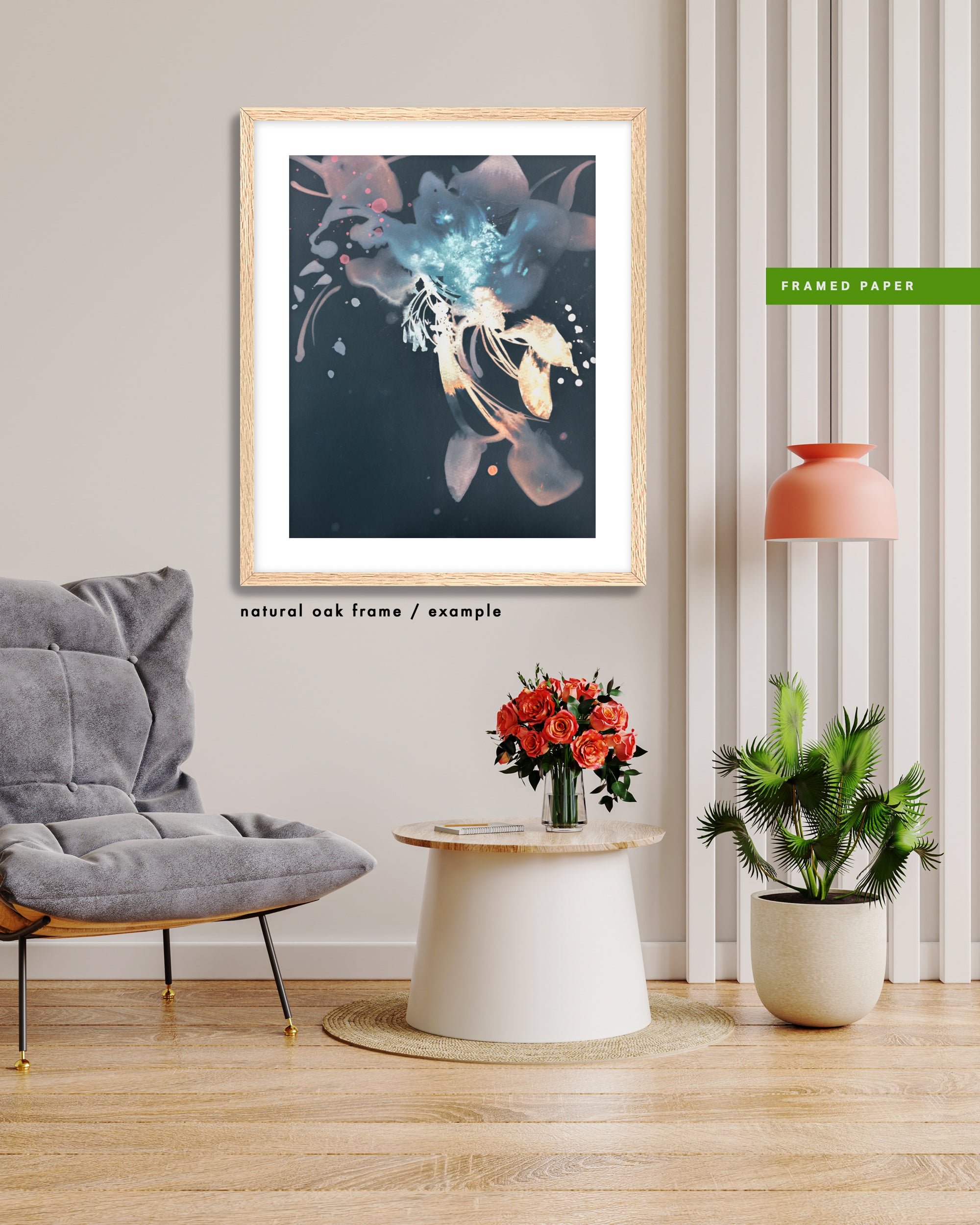 Wall Art Print Canvas Paper  | Fru