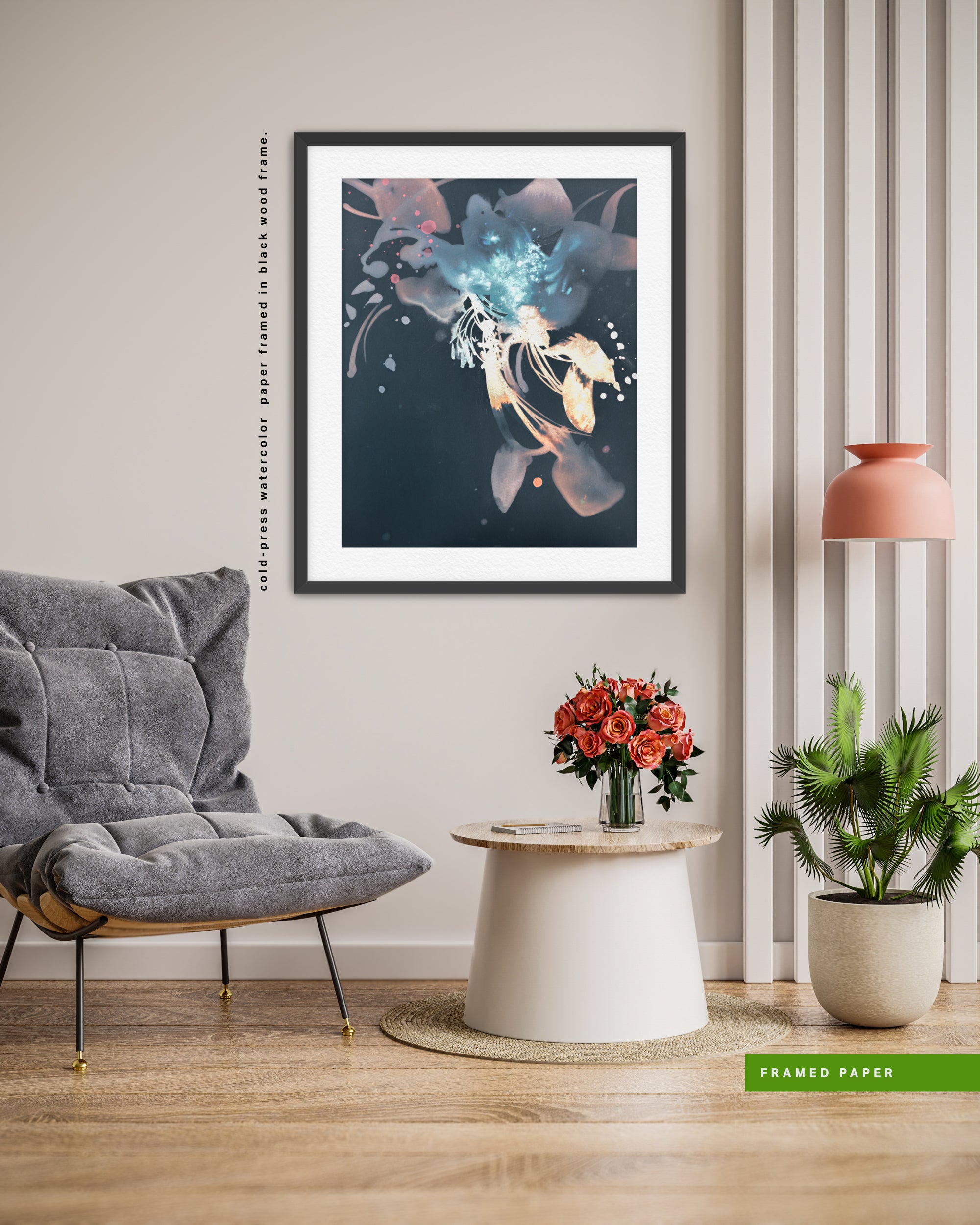 Wall Art Print Canvas Paper  | Fru