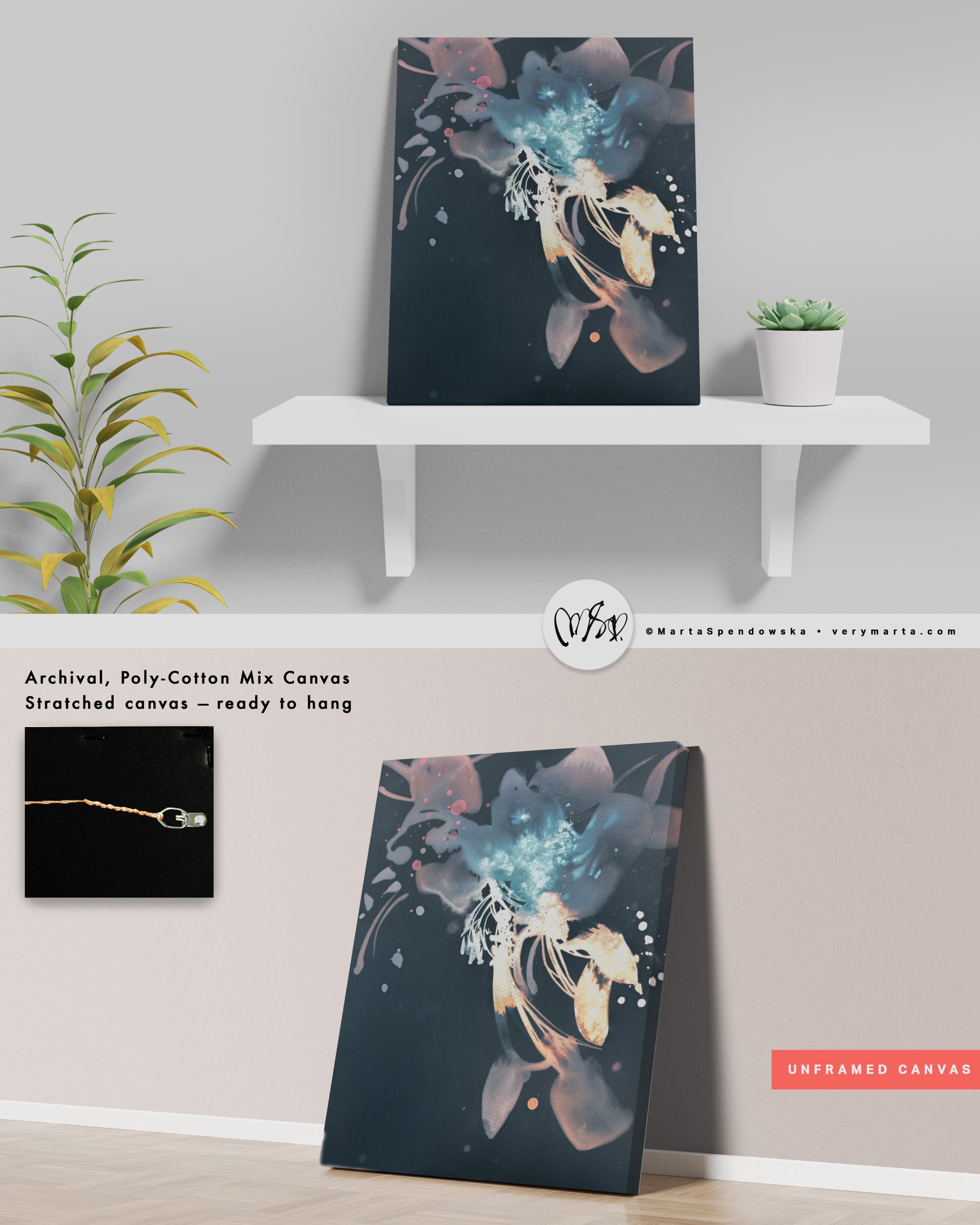Wall Art Print Canvas Paper  | Fru