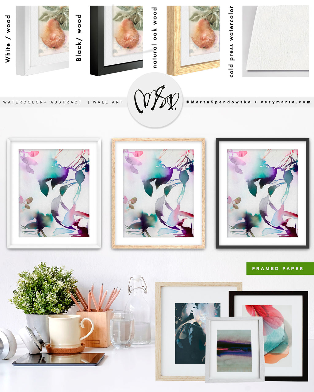 Wall Art Print Canvas Paper  | Hafra