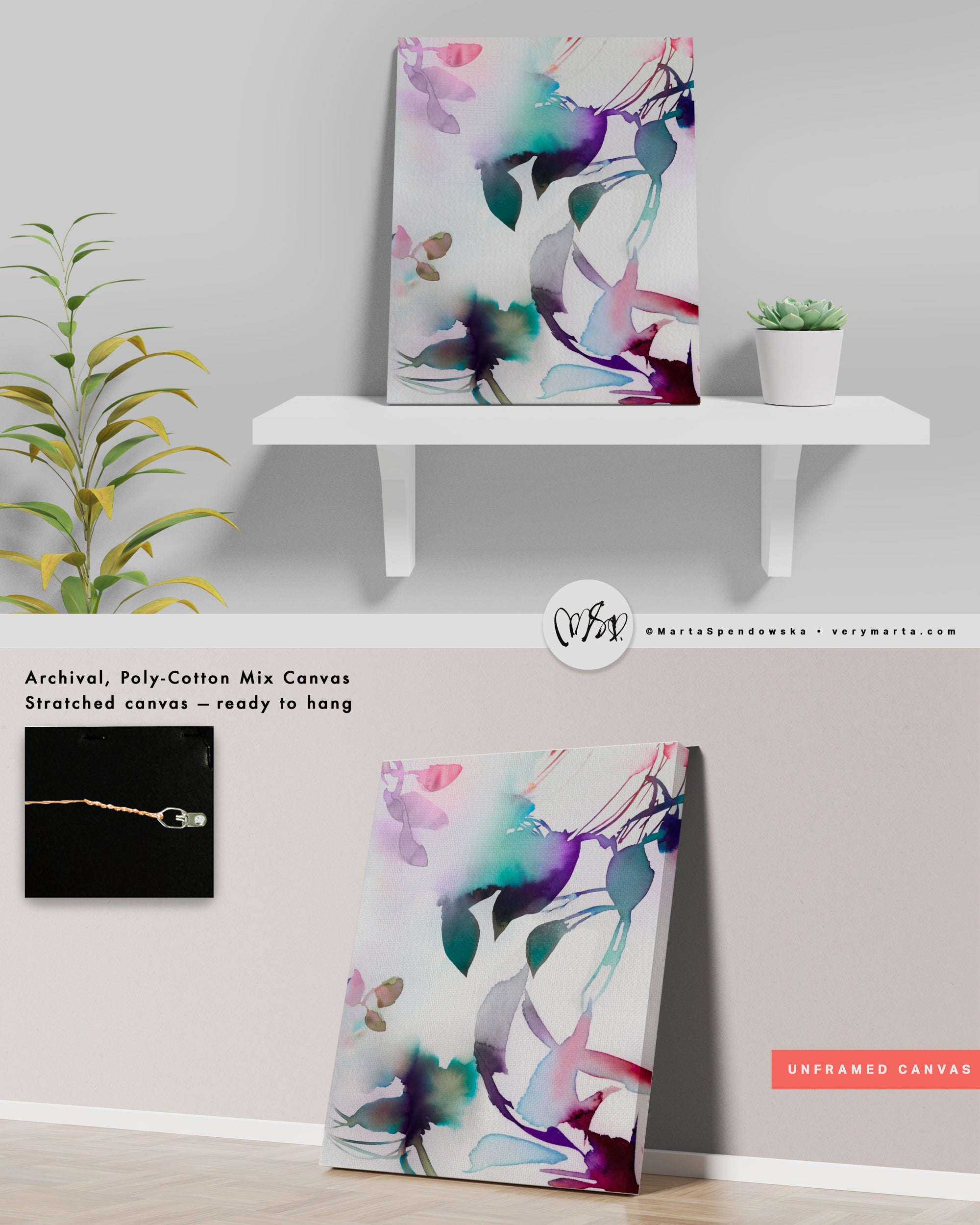 Wall Art Print Canvas Paper  | Hafra