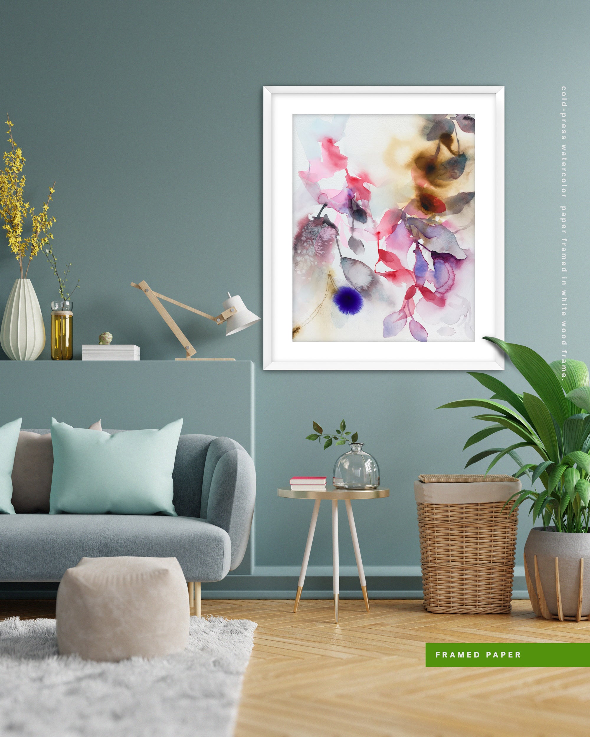 Wall Art Print Canvas Paper  | Hula