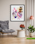Wall Art Print Canvas Paper  | Hula