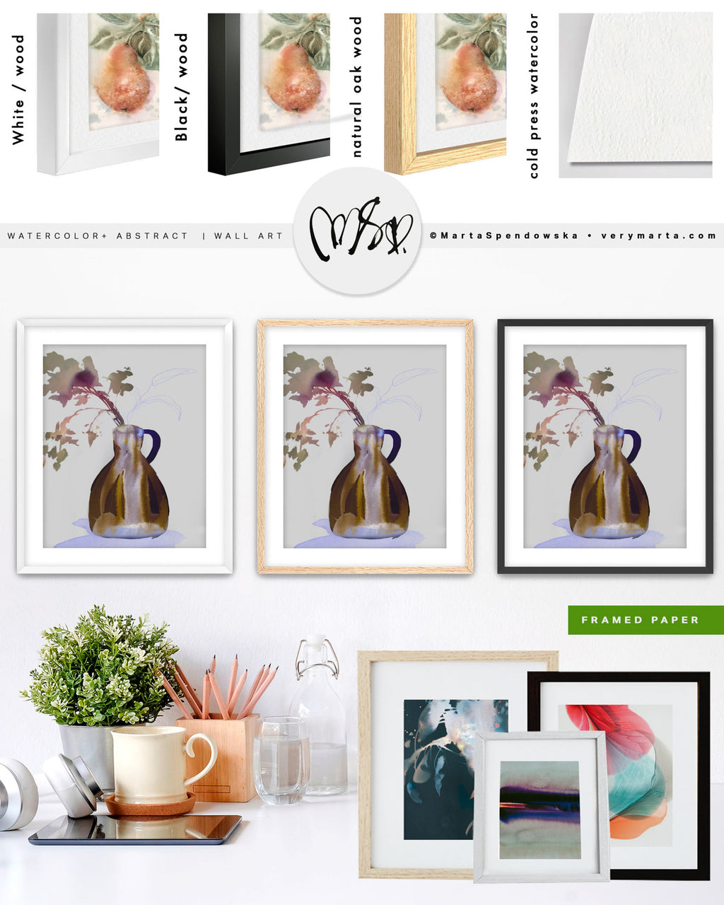 Wall Art Print Canvas Paper  | Loska