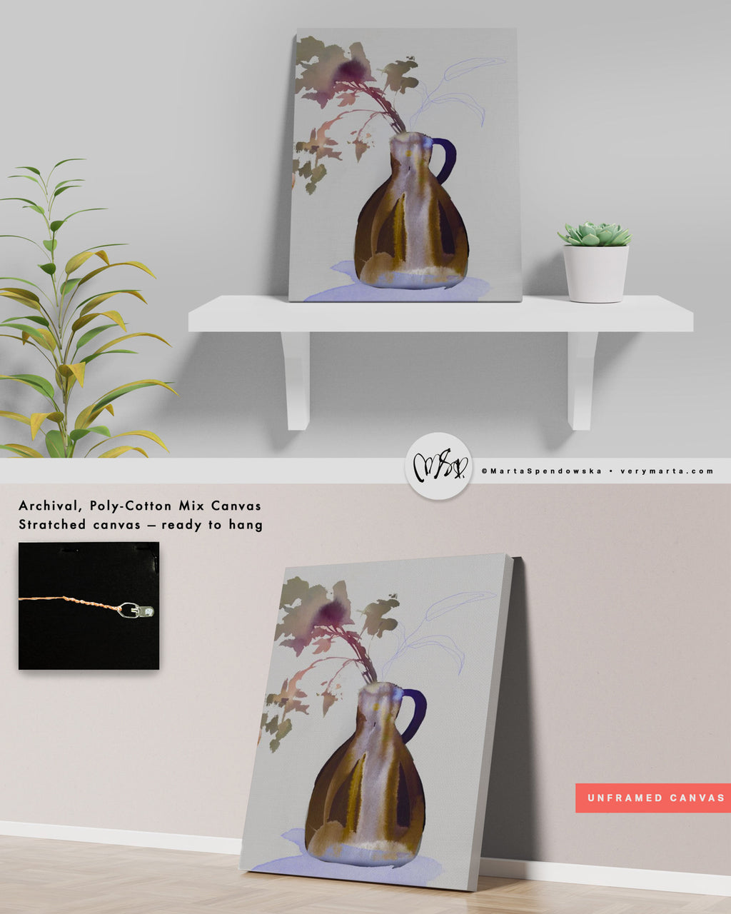 Wall Art Print Canvas Paper  | Loska