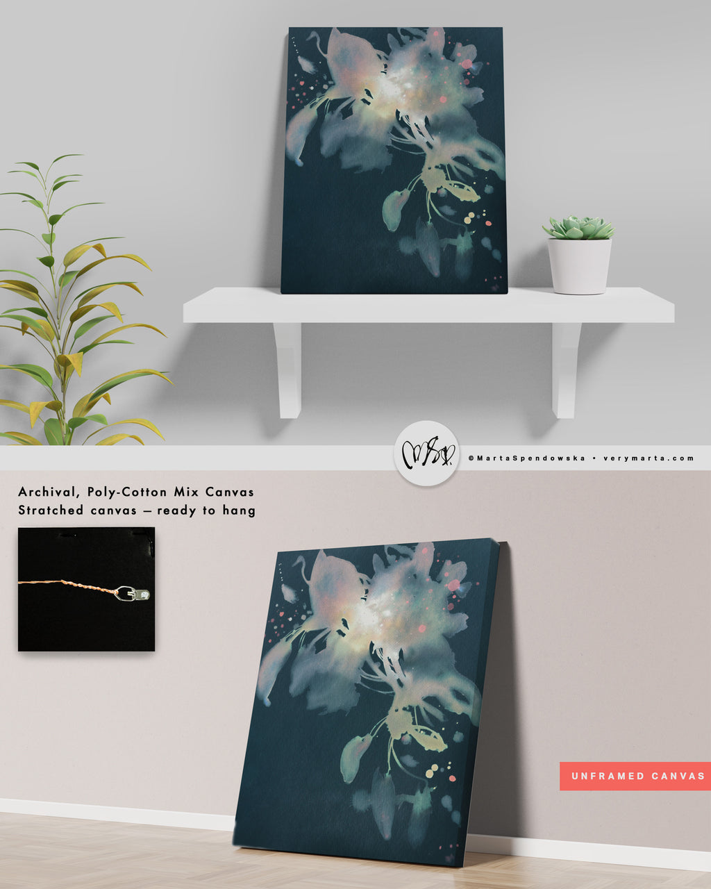 Wall Art Print Canvas Paper  | Lou