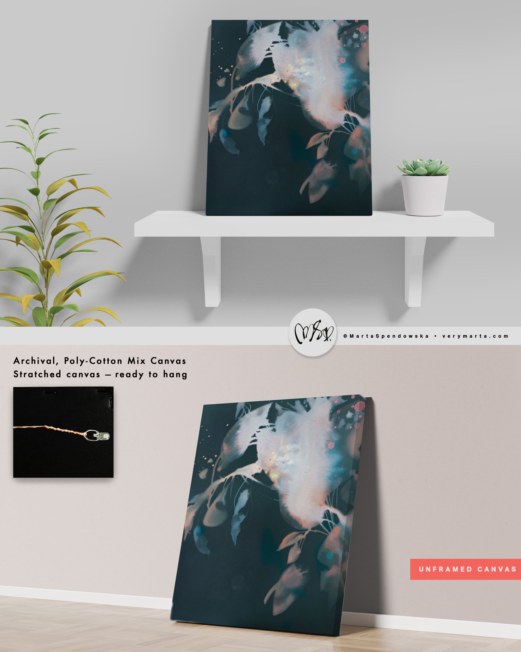 Wall Art Print Canvas Paper  | Mue