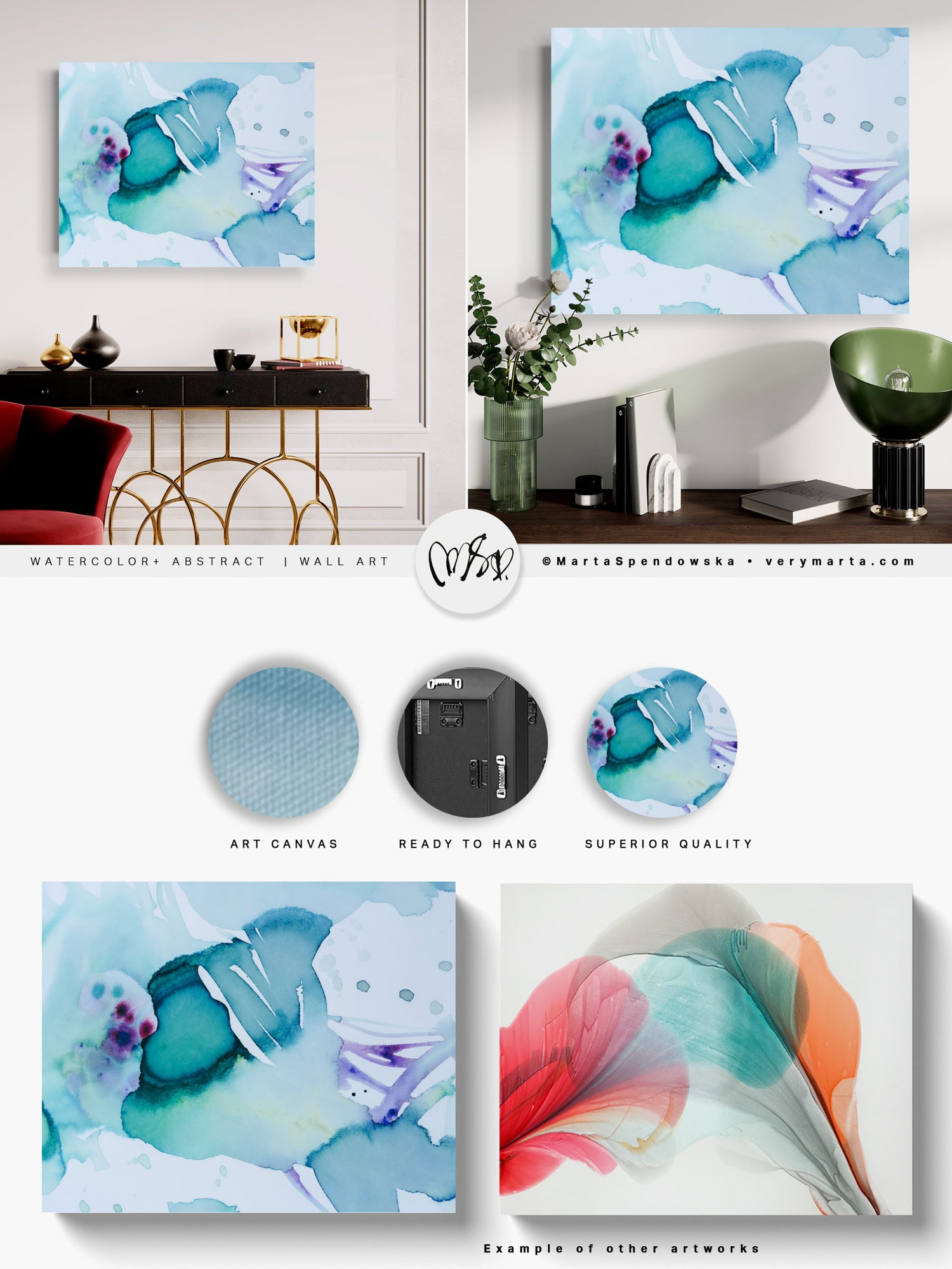 Wall Art Print Canvas Paper | Pista