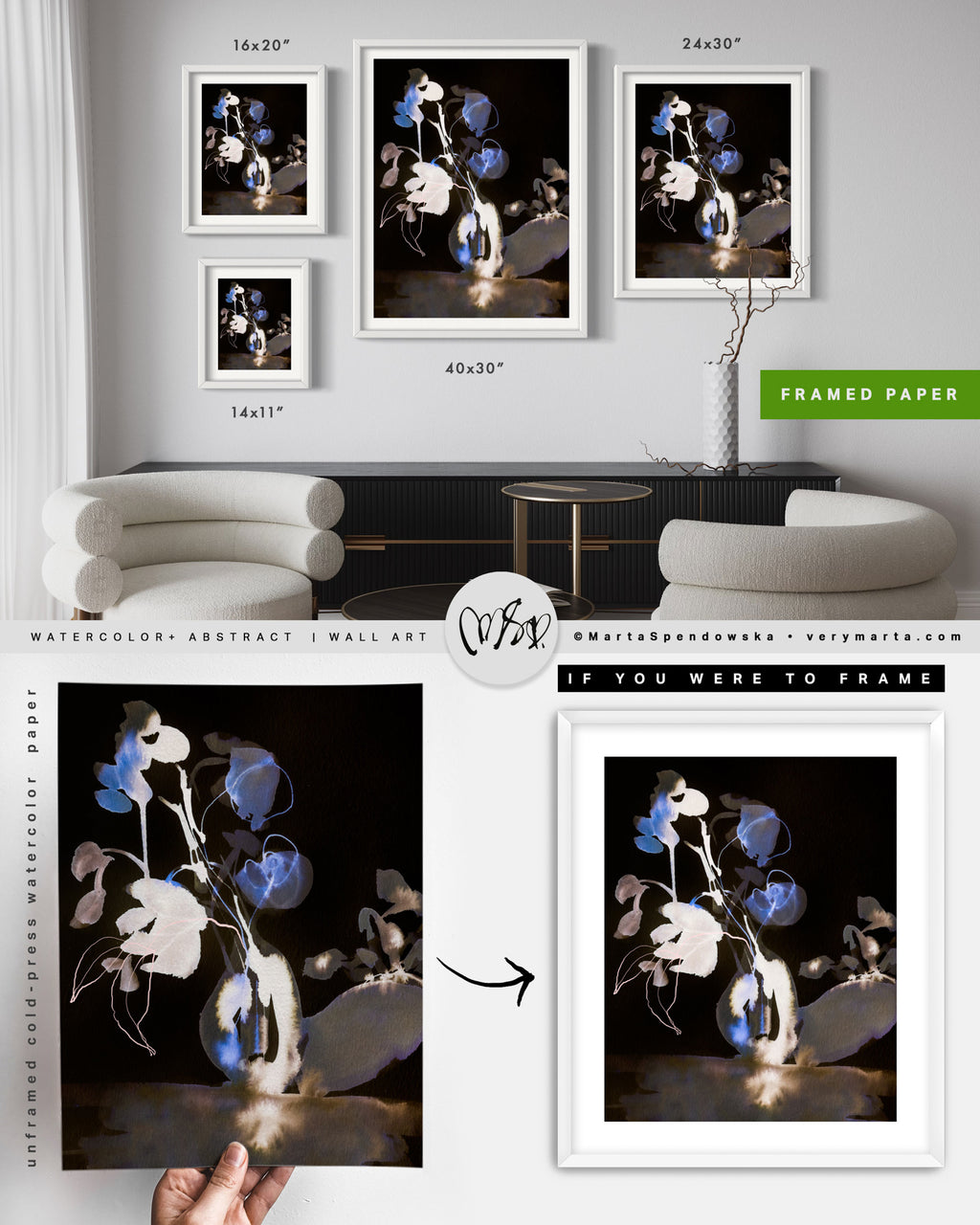 Wall Art Print Canvas Paper | Quela