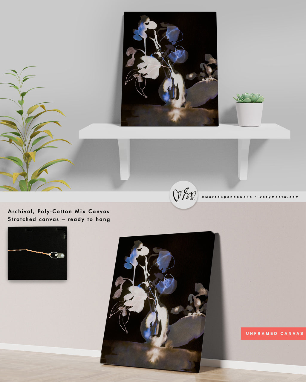 Wall Art Print Canvas Paper | Quela