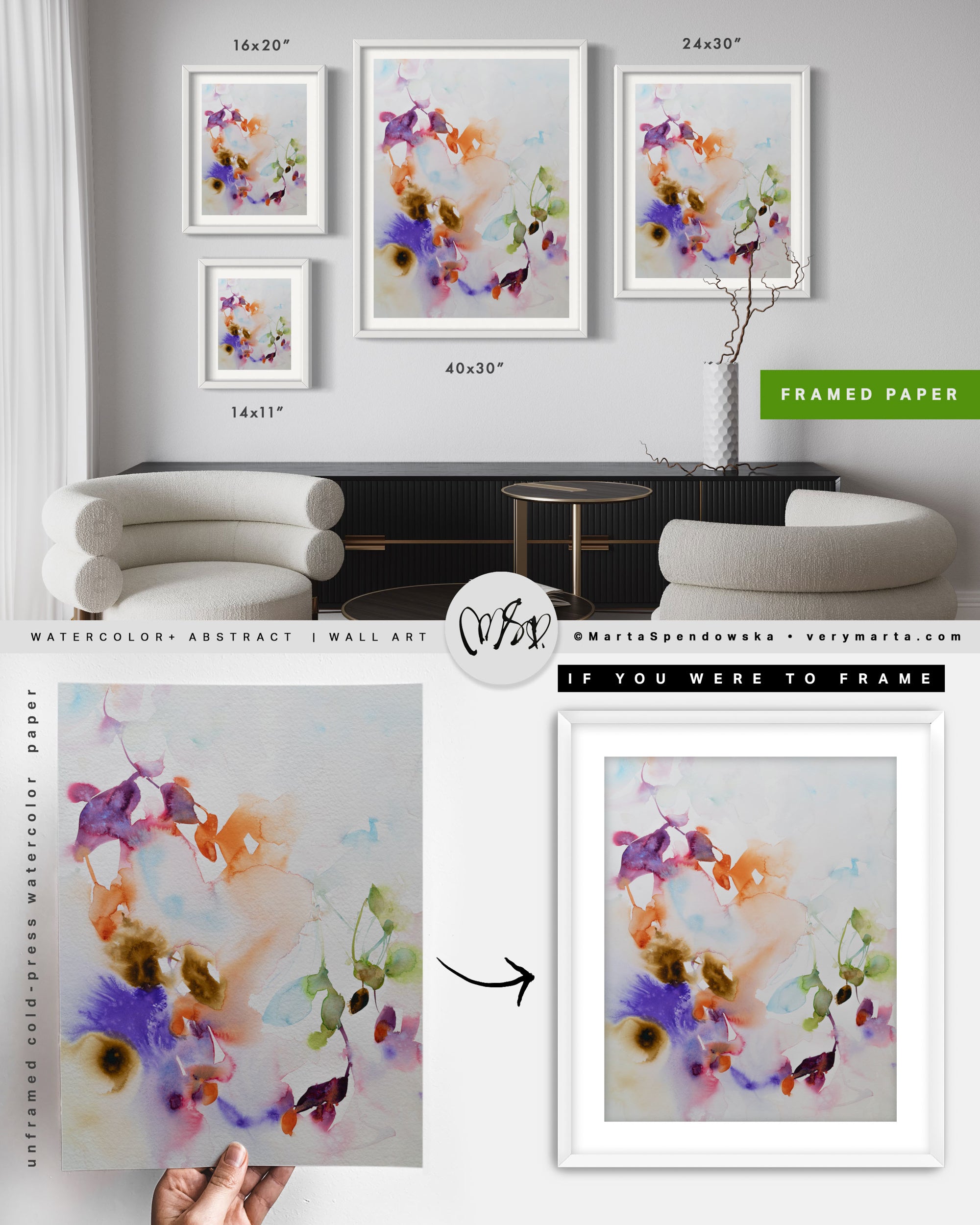 Wall Art Print Canvas Paper  | Rota