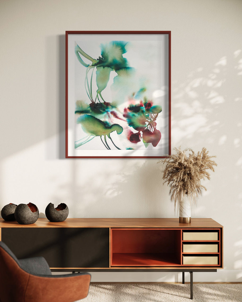 Wall Art Print Canvas Paper  | Serce
