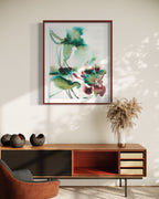 Wall Art Print Canvas Paper  | Serce