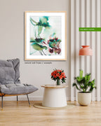 Wall Art Print Canvas Paper  | Serce