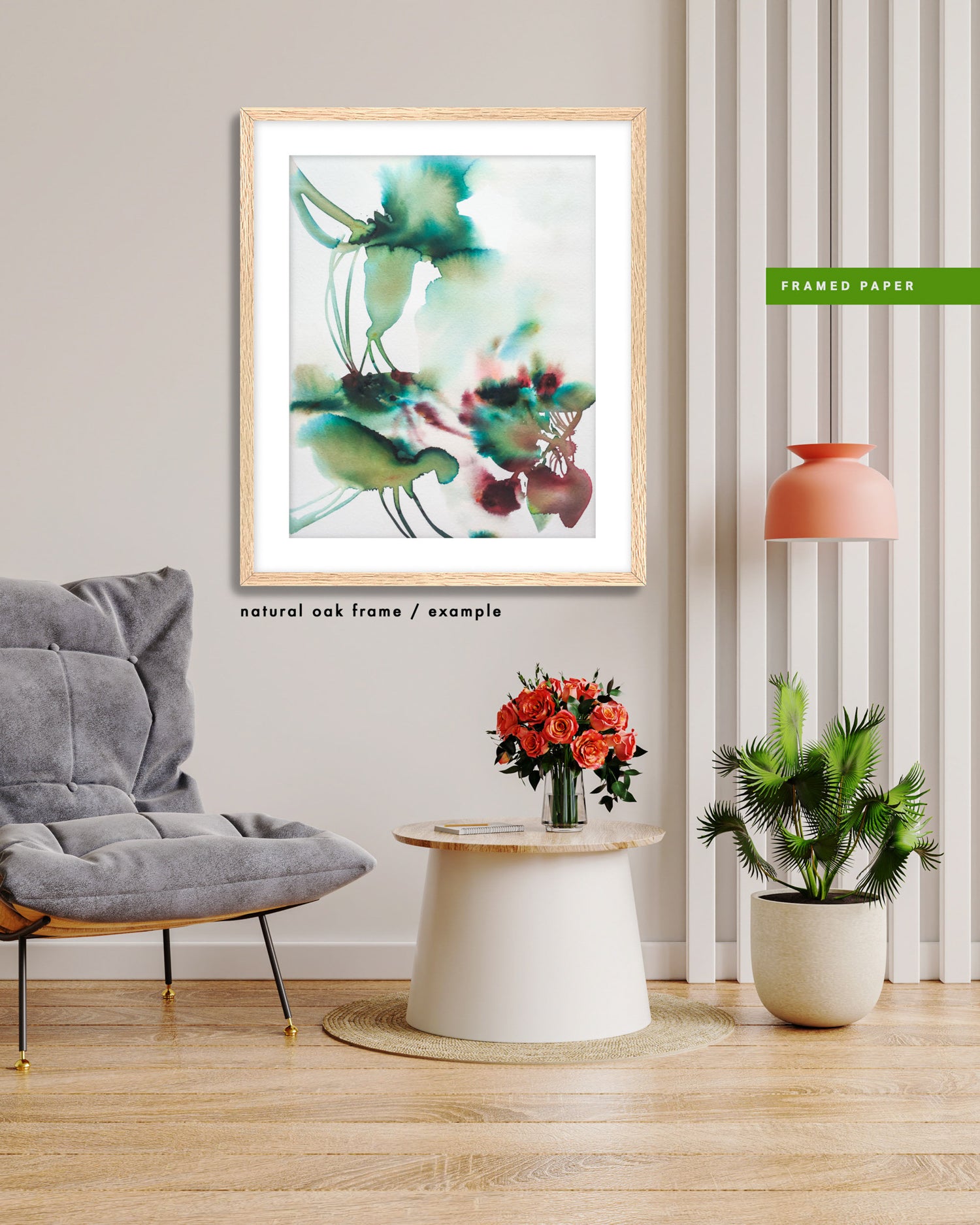 Wall Art Print Canvas Paper  | Serce