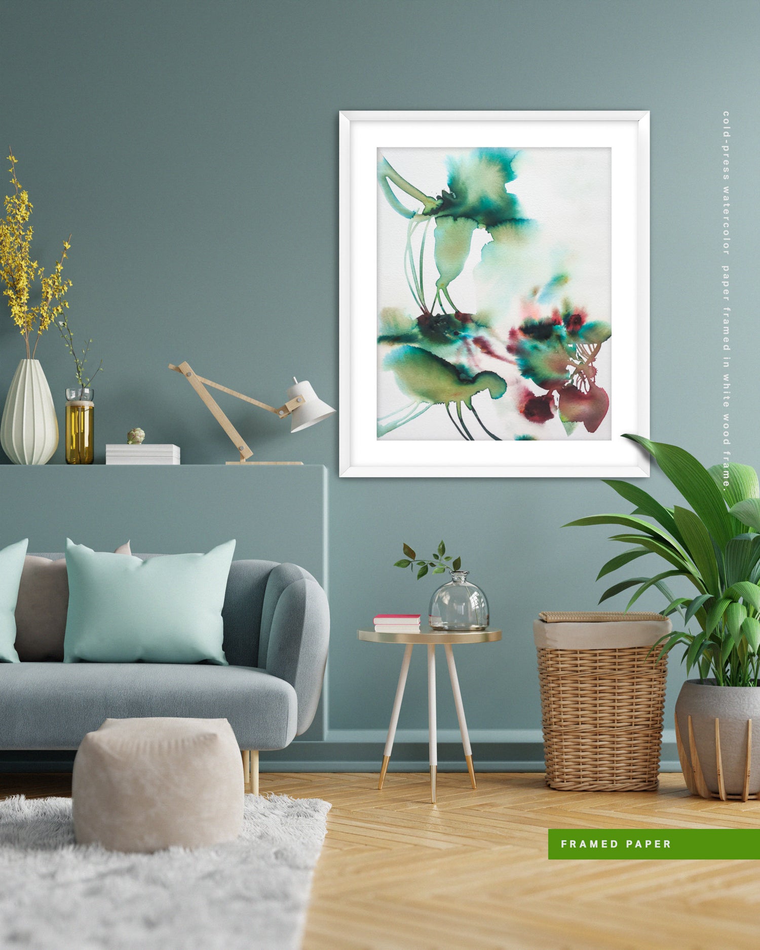 Wall Art Print Canvas Paper  | Serce