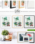 Wall Art Print Canvas Paper  | Serce