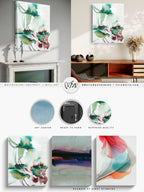 Wall Art Print Canvas Paper  | Serce