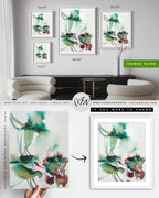 Wall Art Print Canvas Paper  | Serce