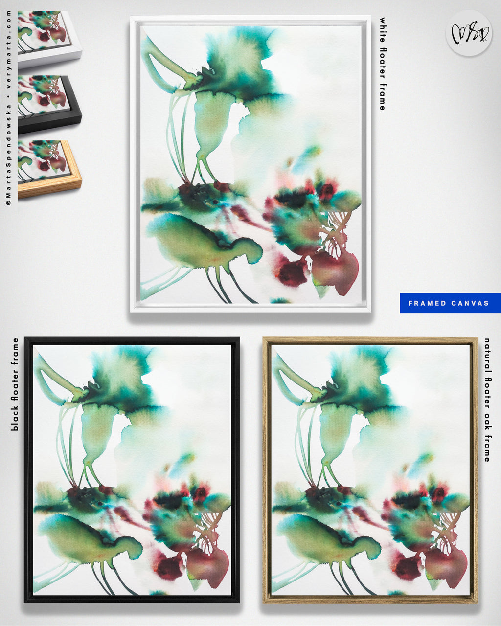 Wall Art Print Canvas Paper  | Serce