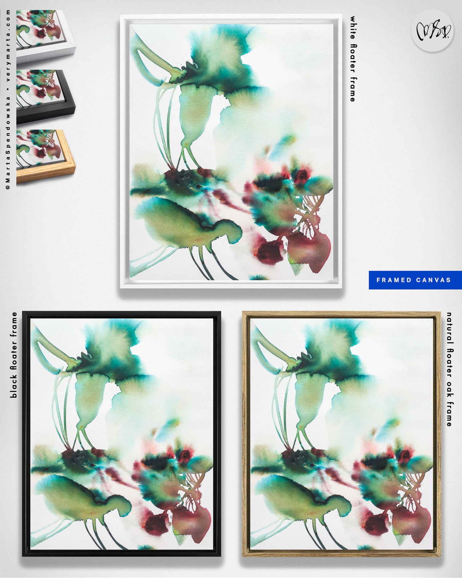 Wall Art Print Canvas Paper  | Serce