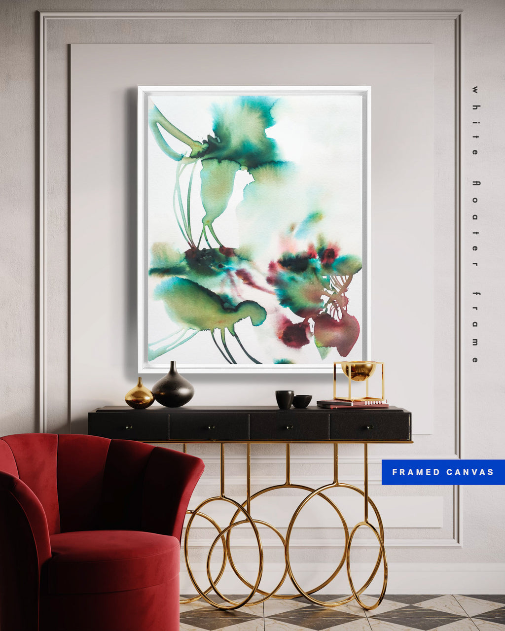 Wall Art Print Canvas Paper  | Serce