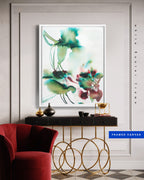 Wall Art Print Canvas Paper  | Serce