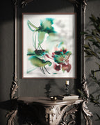 Wall Art Print Canvas Paper  | Serce