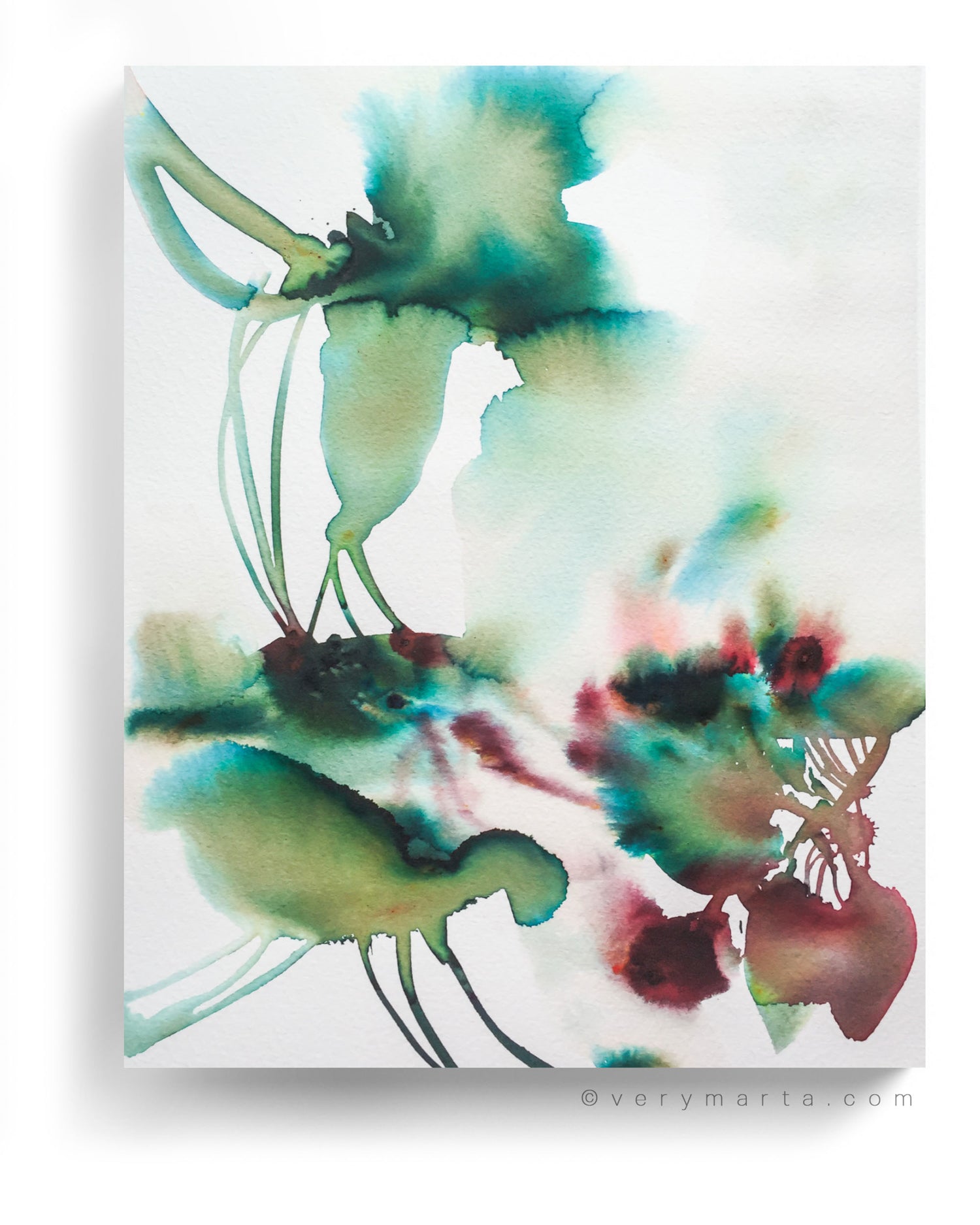 Wall Art Print Canvas Paper  | Serce