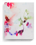 Botanical Wall Art Prints Abstract Flora Plant Watercolor Paper & Canvas | Slava
