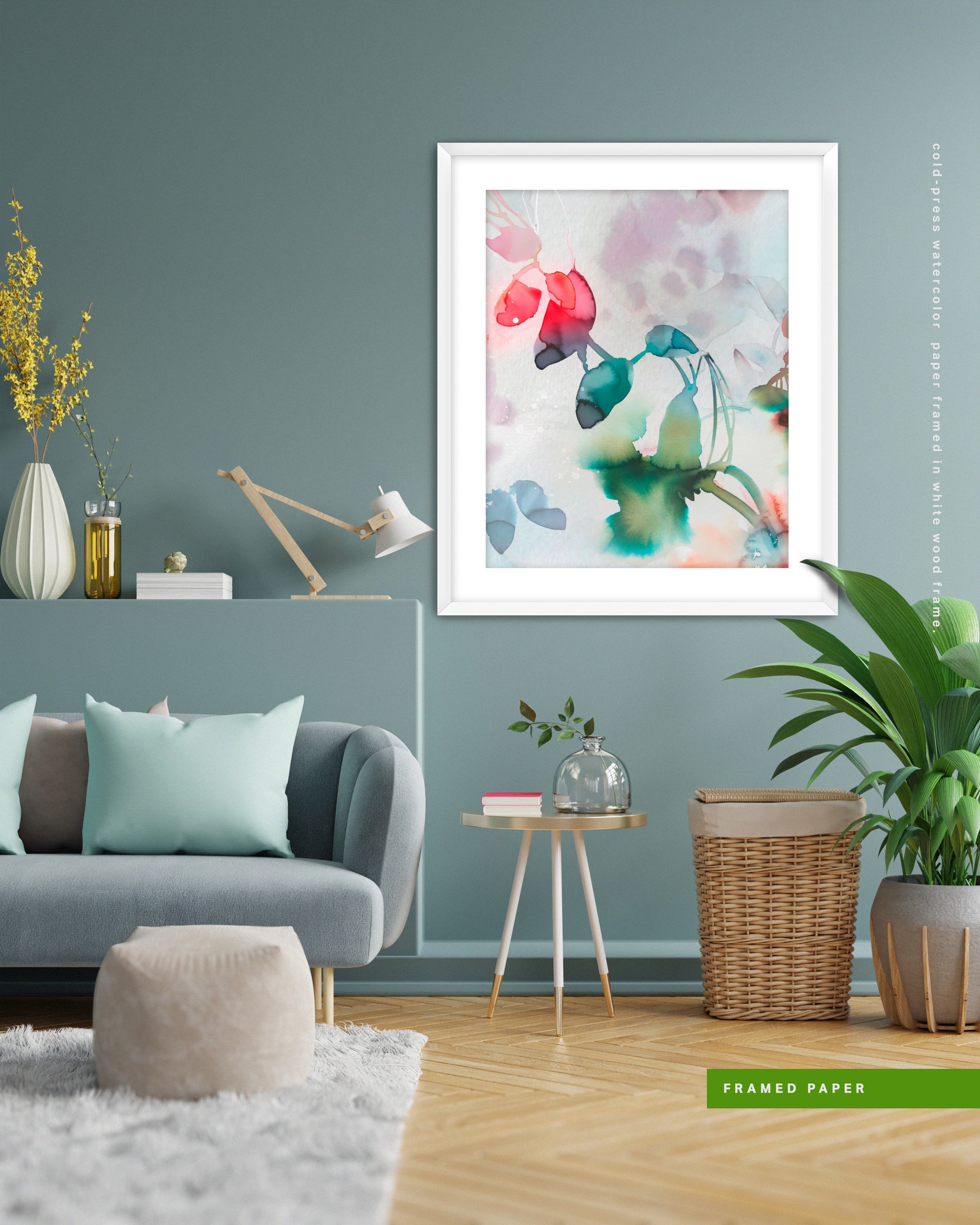 Wall Art Print Canvas Paper  | Sola