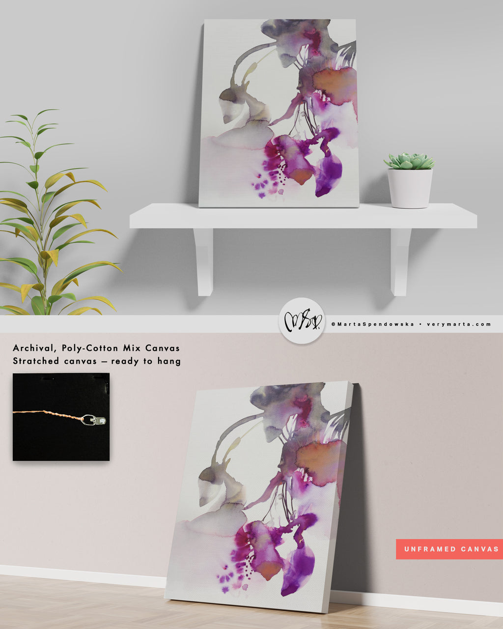 Wall Art Print Canvas Paper  | Sur