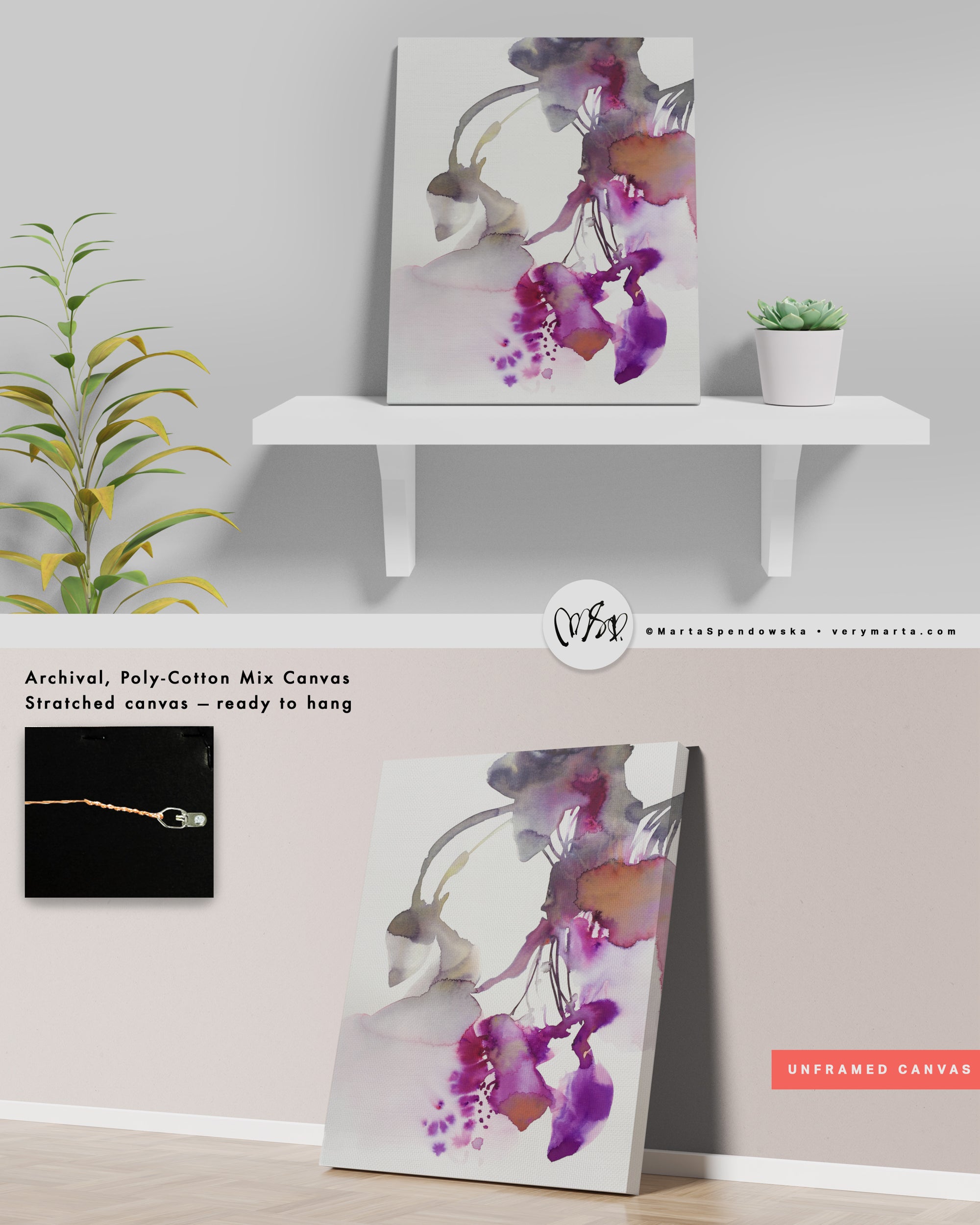 Wall Art Print Canvas Paper  | Sur