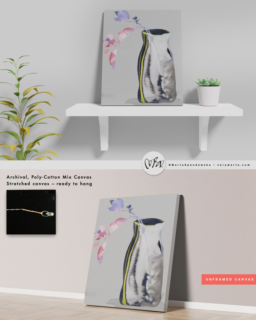 Wall Art Print Canvas Paper  | Telo