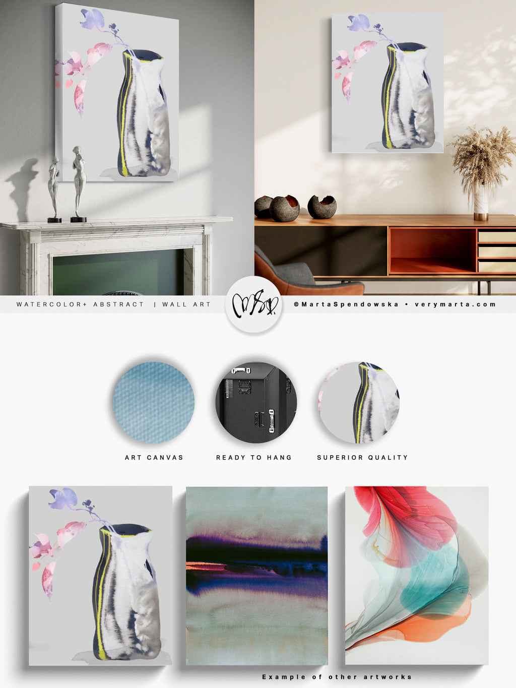 Wall Art Print Canvas Paper  | Telo