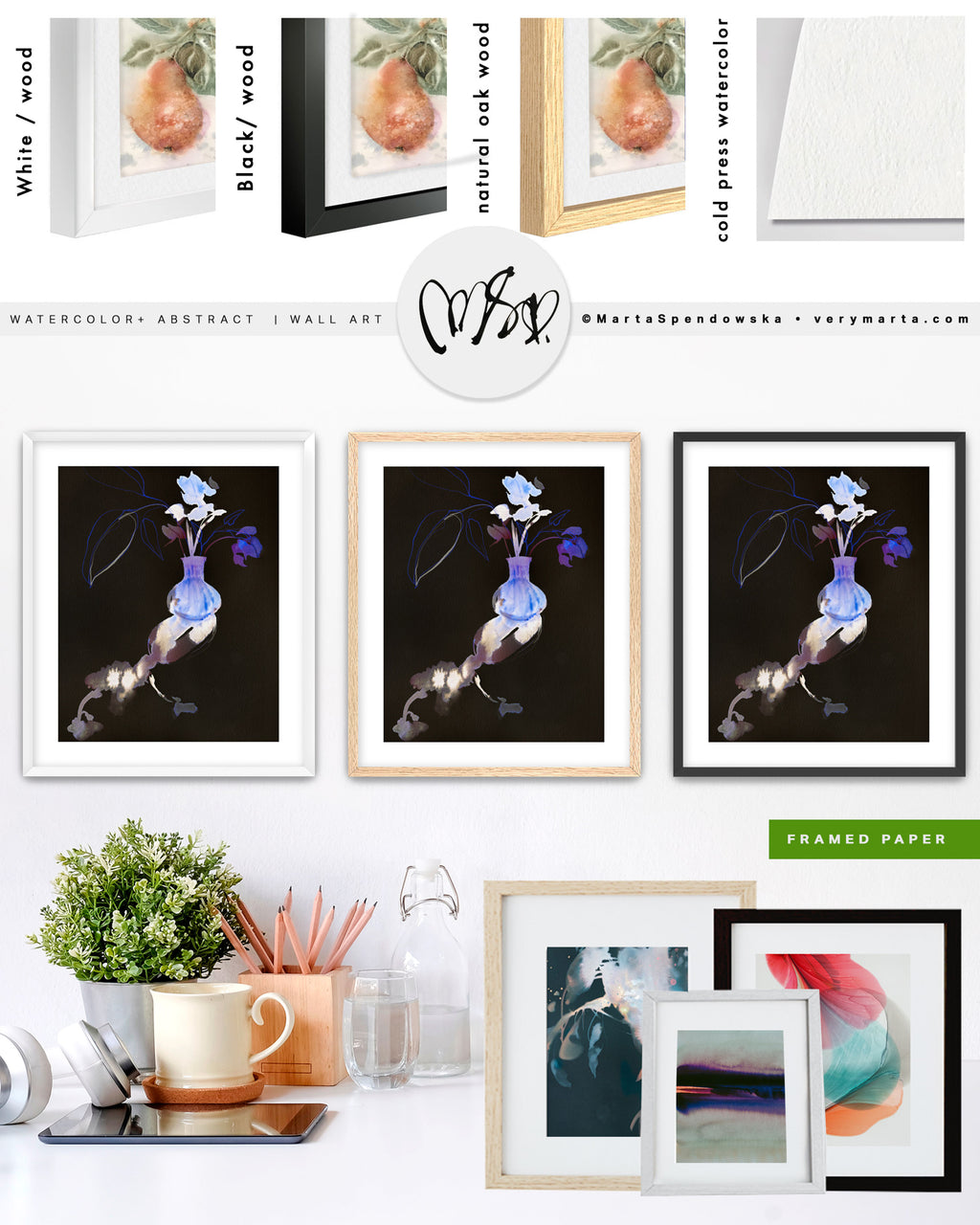 Wall Art Print Canvas Paper | Toula