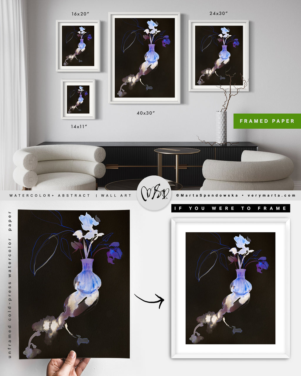 Wall Art Print Canvas Paper | Toula