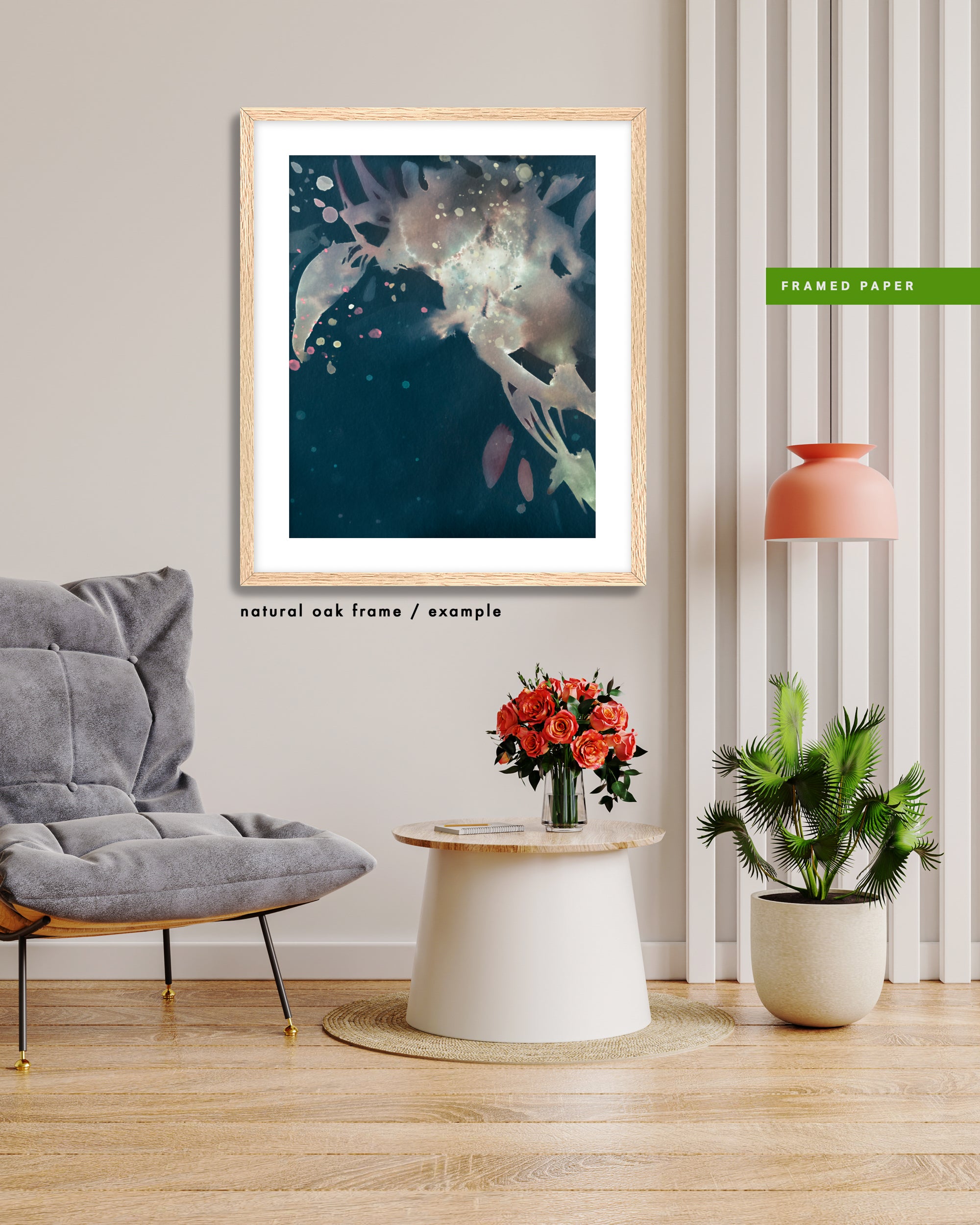 Wall Art Print Canvas Paper  | Una
