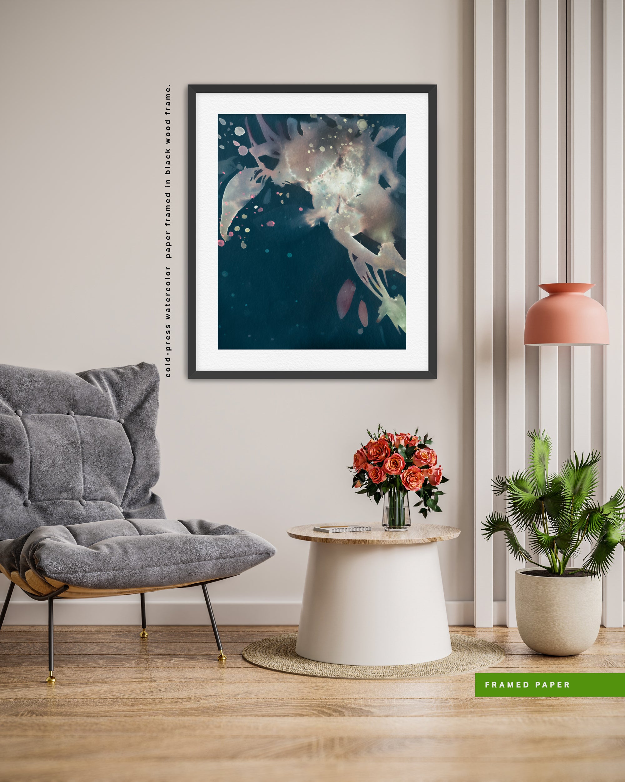 Wall Art Print Canvas Paper  | Una